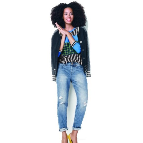 Hi-Lo for Madewell Mixed Media Top * - Picture 11 of 11